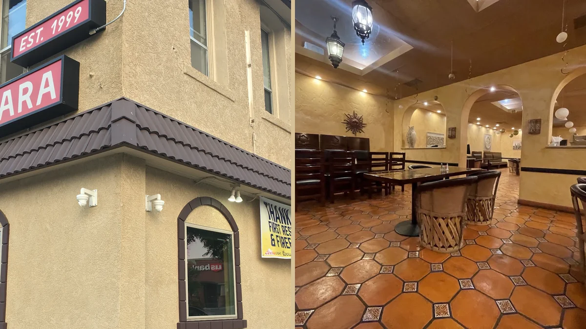 Casual restaurant space with accessible seating.